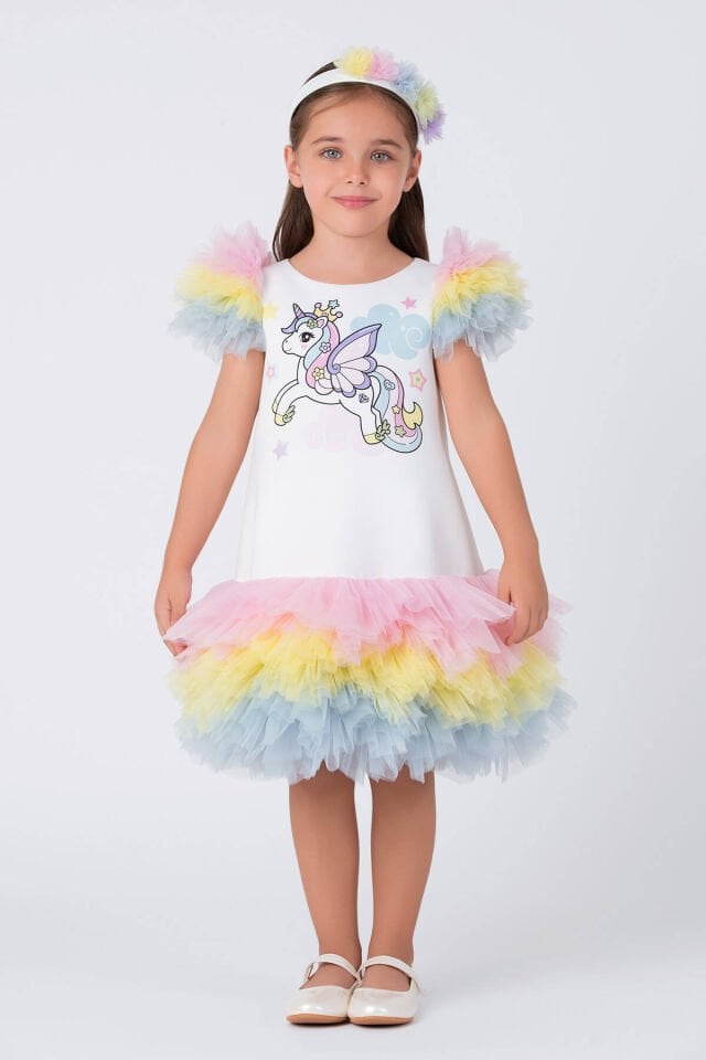Unicorn Tüllü Elbise - Baby