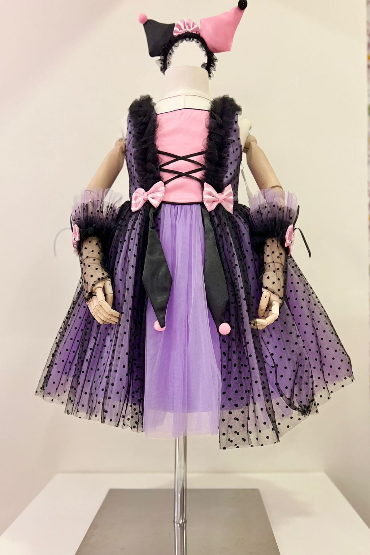 Kuromi Elbise - Mor