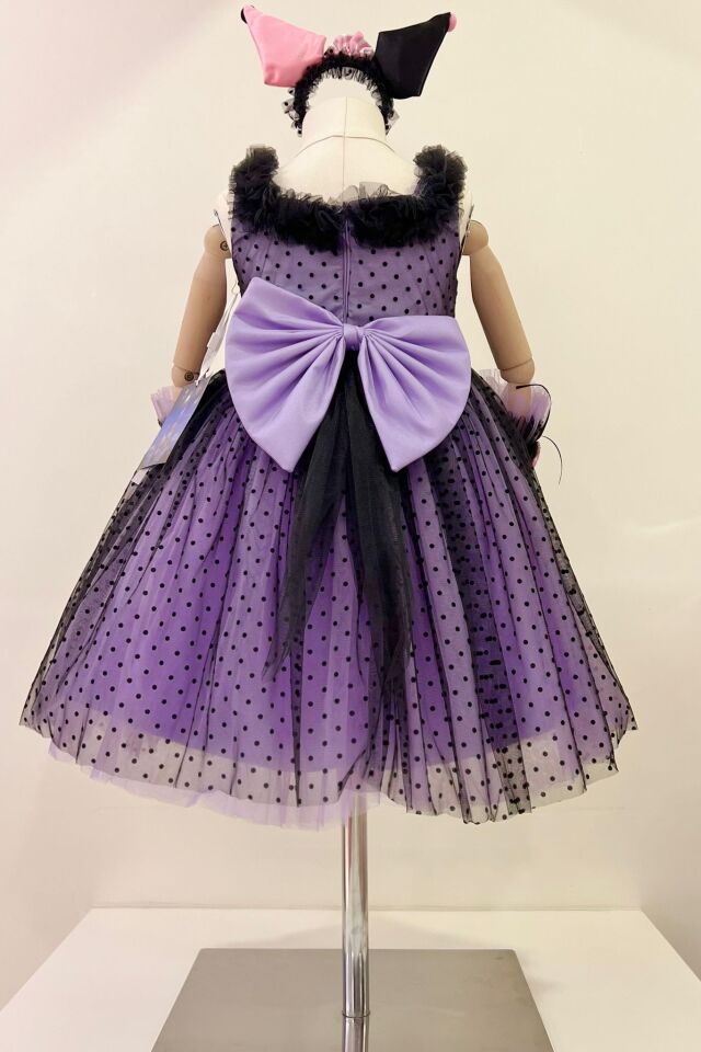 Kuromi Elbise - Mor