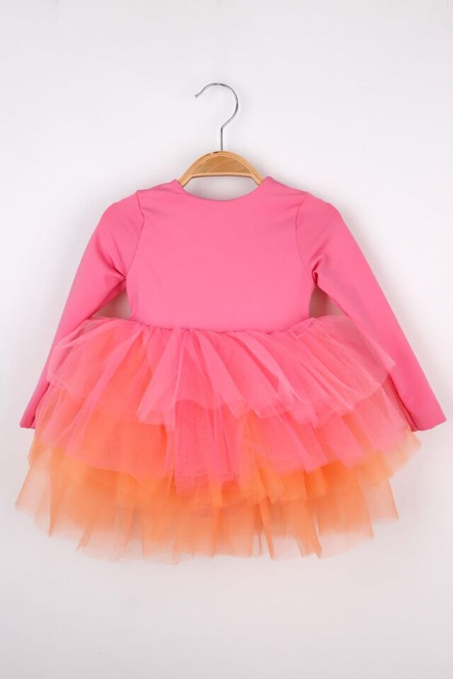 Pembe Tütü Etekli Balerin Elbise