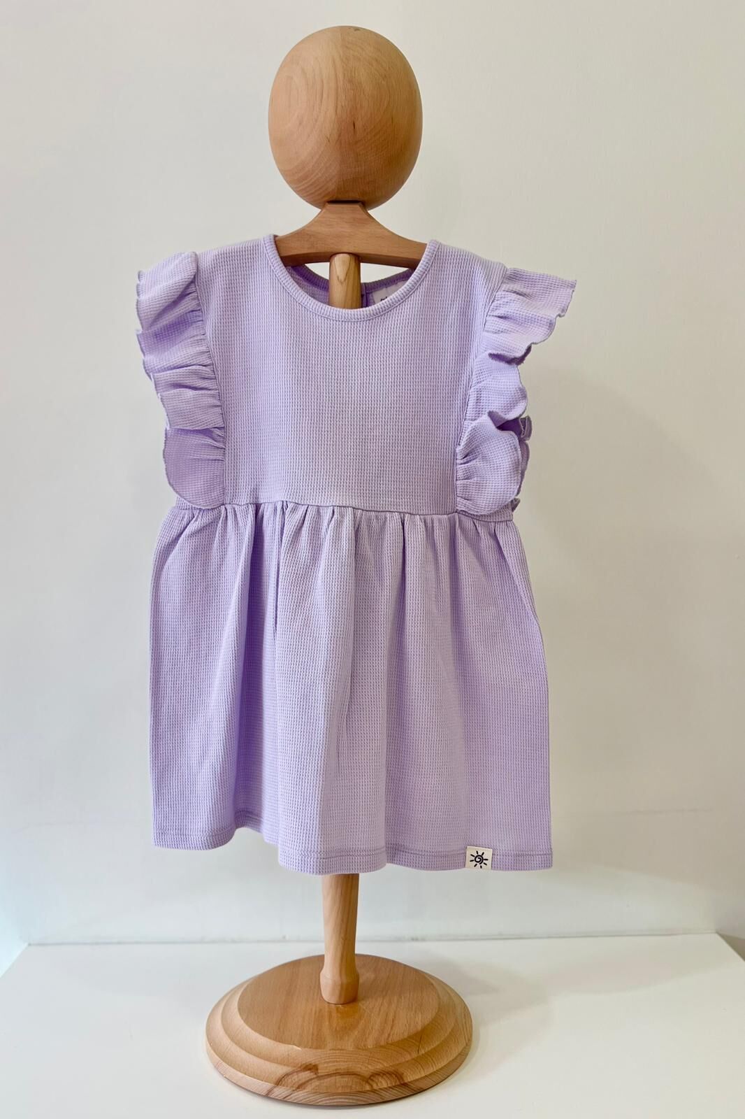 Waffle Lila Elbise