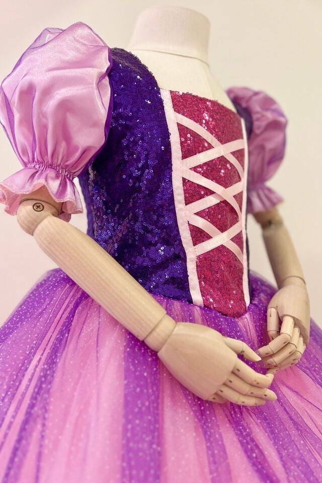 Royalty Elbise - Mor