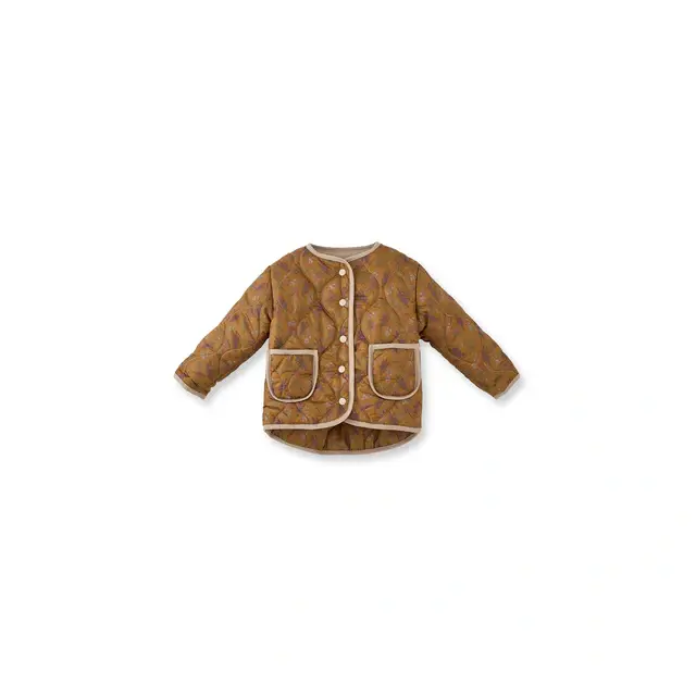 Kapitone Çiçekli Mont