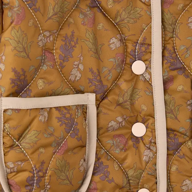 Kapitone Çiçekli Mont