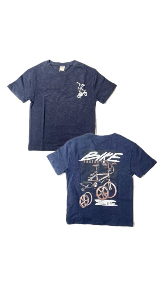 BİSİKLET BASKILI TİŞÖRT