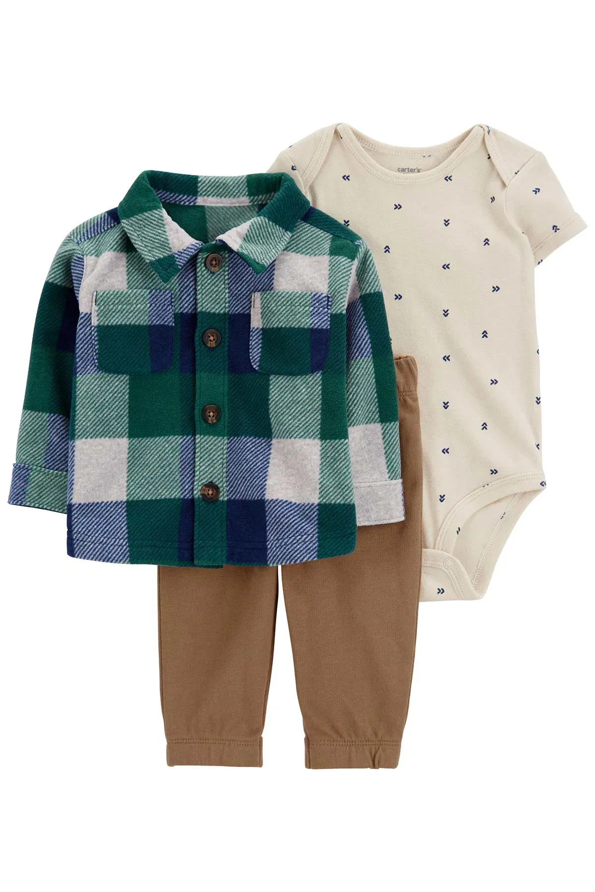 Hırkalı Yeşil 3'ü Set