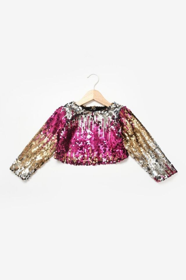 Siyah Pul Payet İkili Takım