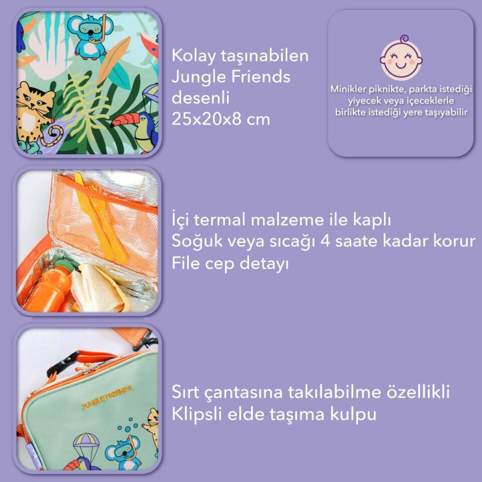 Beslenme Çantası - Jungle Friends