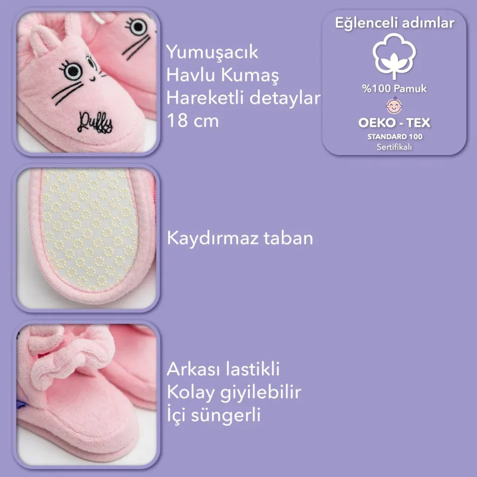 Banyo Terliği - Puffy 2/4 Yaş
