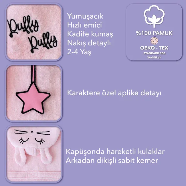 Bornoz - Puffy 2/4 Yaş