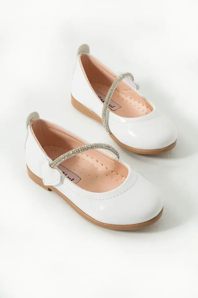 Mia & Lui Sedef Beyaz Sandy Babet