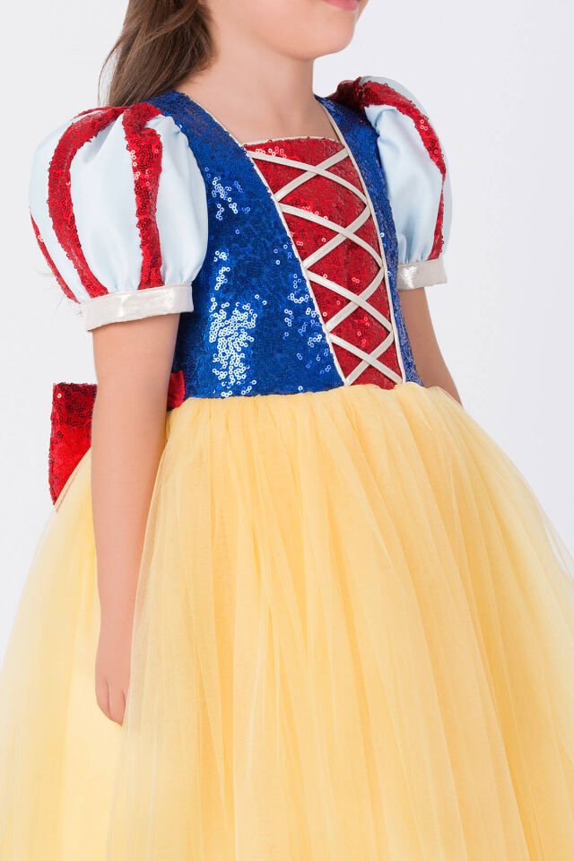 Pamuk Prenses Taçlı Elbise