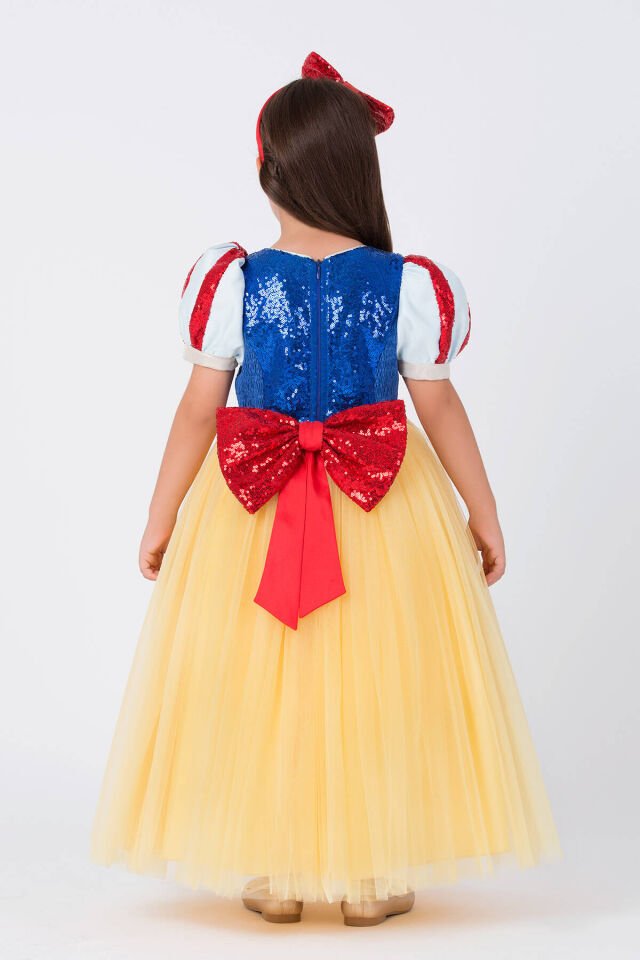 Pamuk Prenses Taçlı Elbise