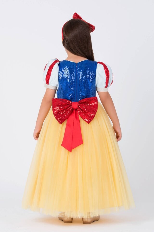 Pamuk Prenses Taçlı Elbise