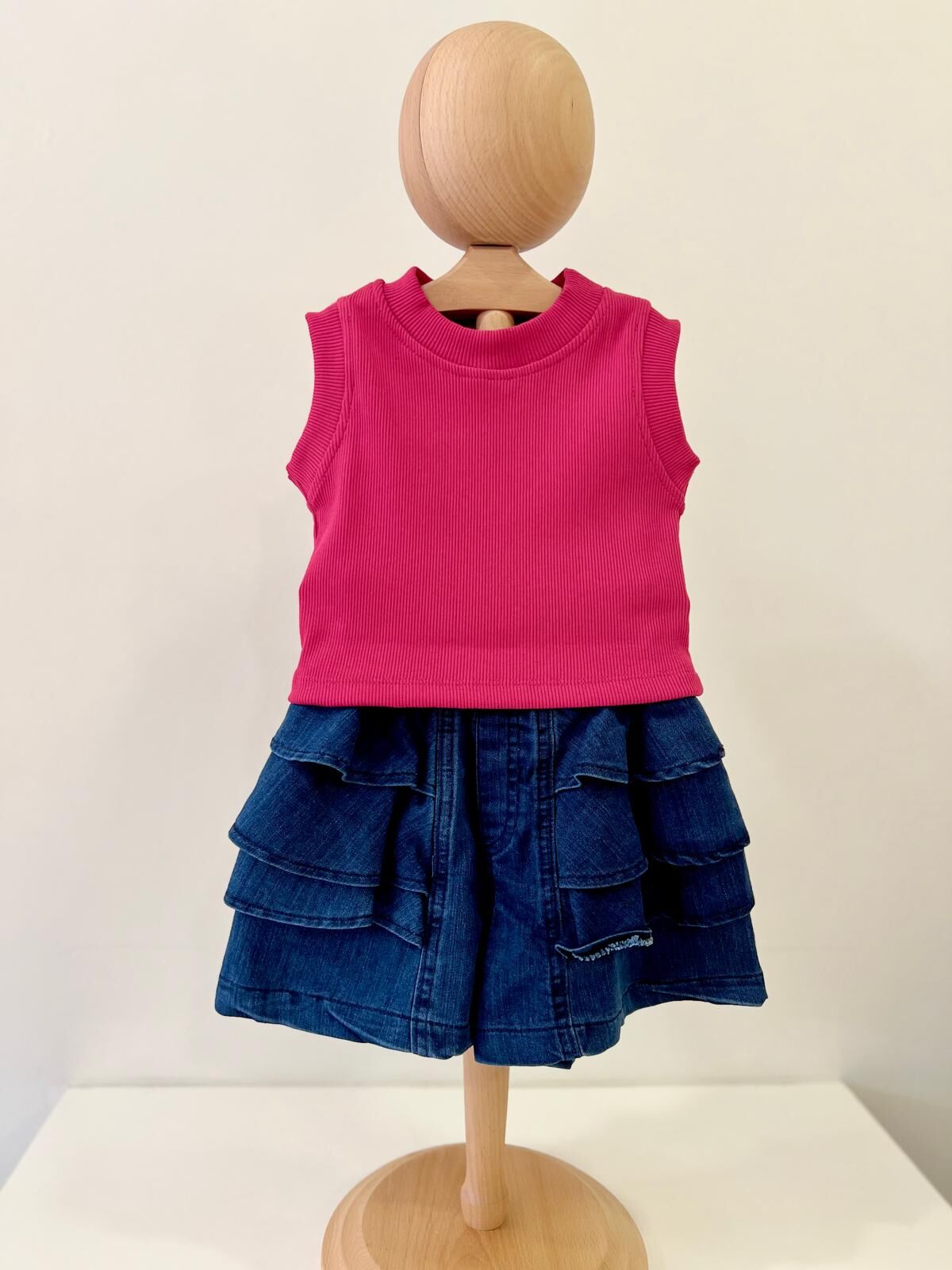 Fırfırlı Şort Etek Takım