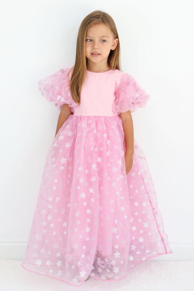 Pembe Elsa Elbise
