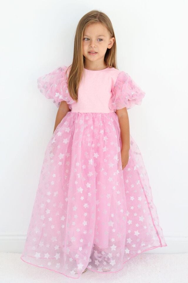 Pembe Elsa Elbise