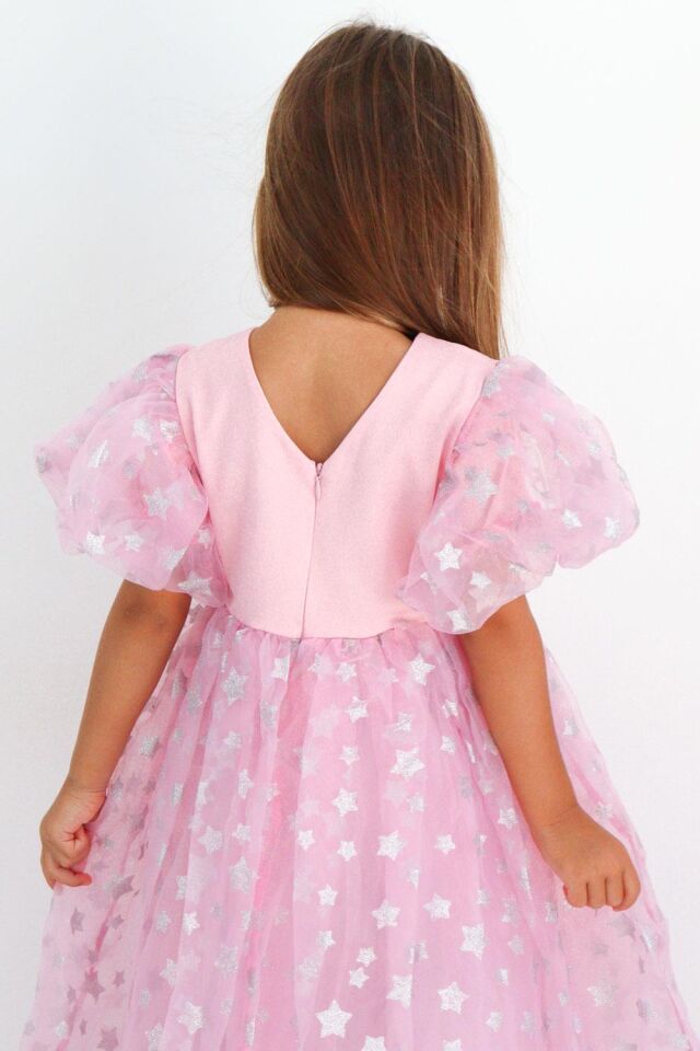 Pembe Elsa Elbise