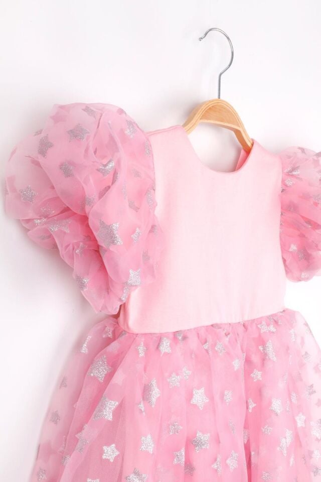 Pembe Elsa Elbise