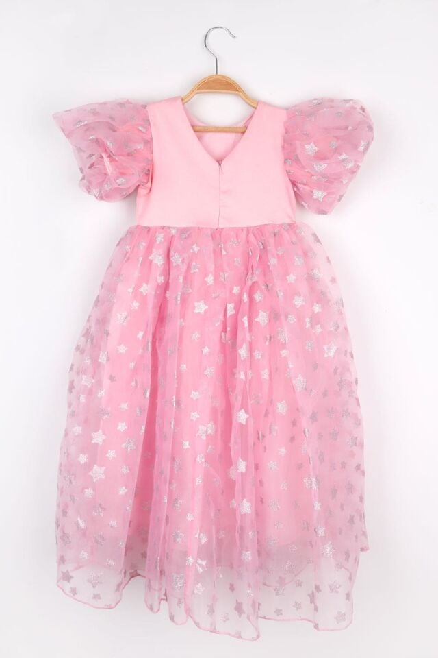 Pembe Elsa Elbise