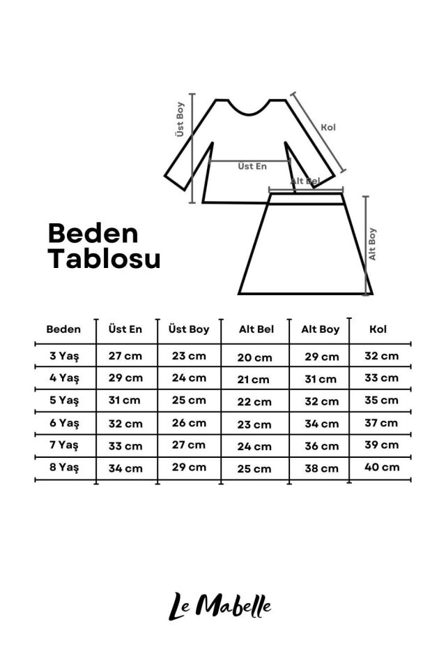 Lila Crop Etek Takım - Deniz Kızı