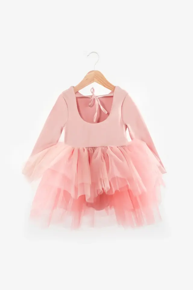 Pudra Tütü Etekli Balerin Elbise