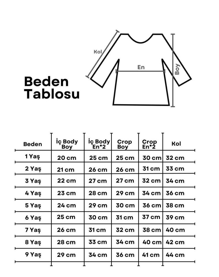 Sarı Yıldızlı Uzun Kollu Tül Crop
