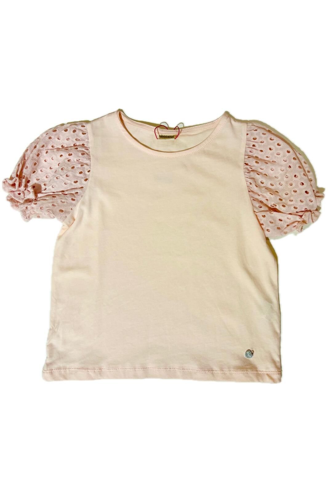 Balon Kol Pembe Tişört