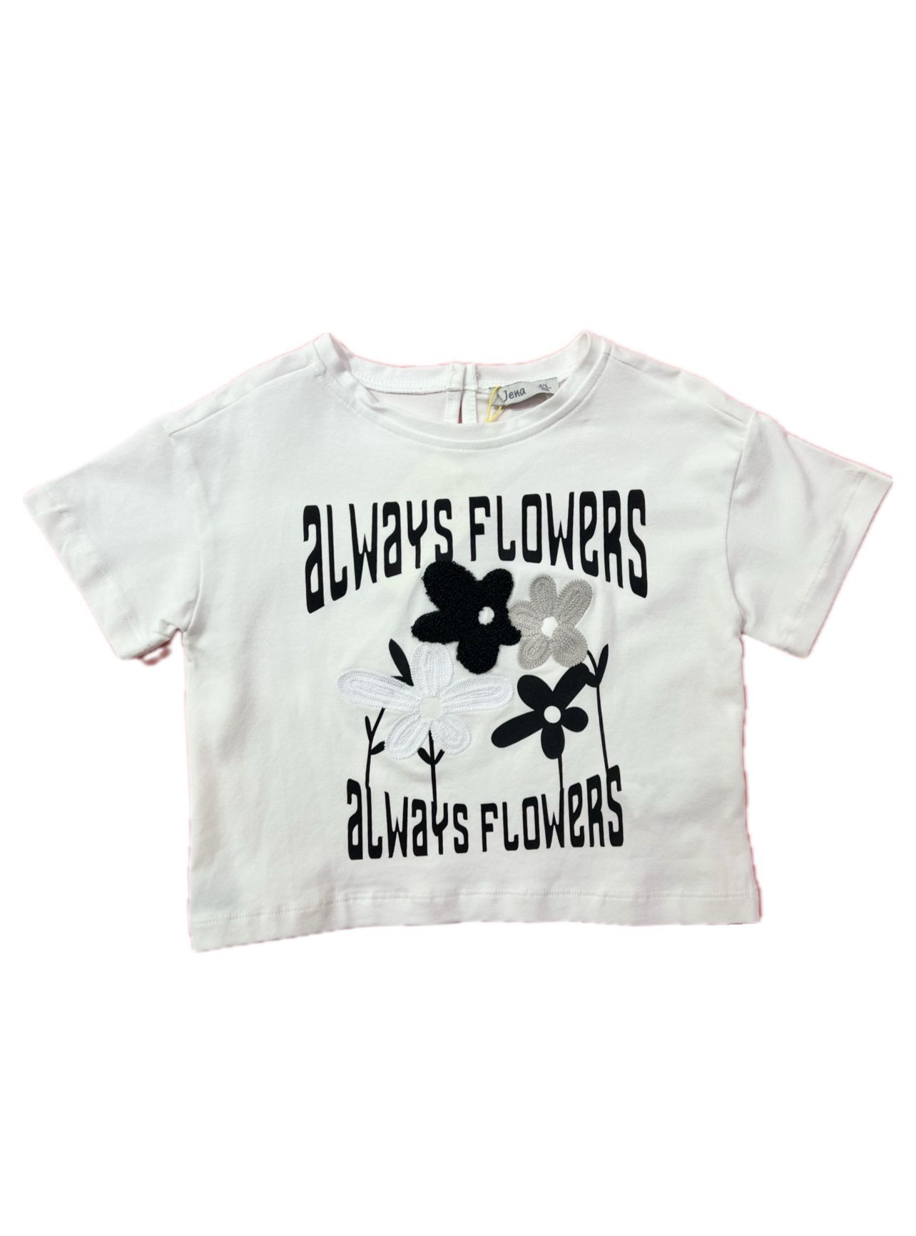 Flowers Nakışlı Tişört