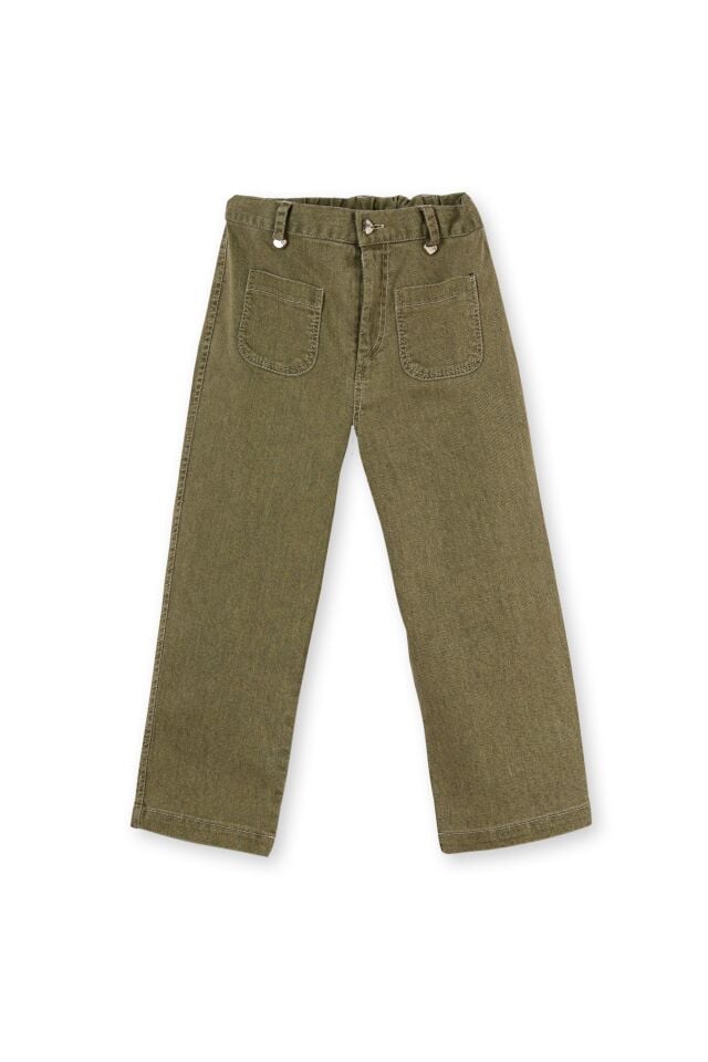 Yeşil Denim Pantolon