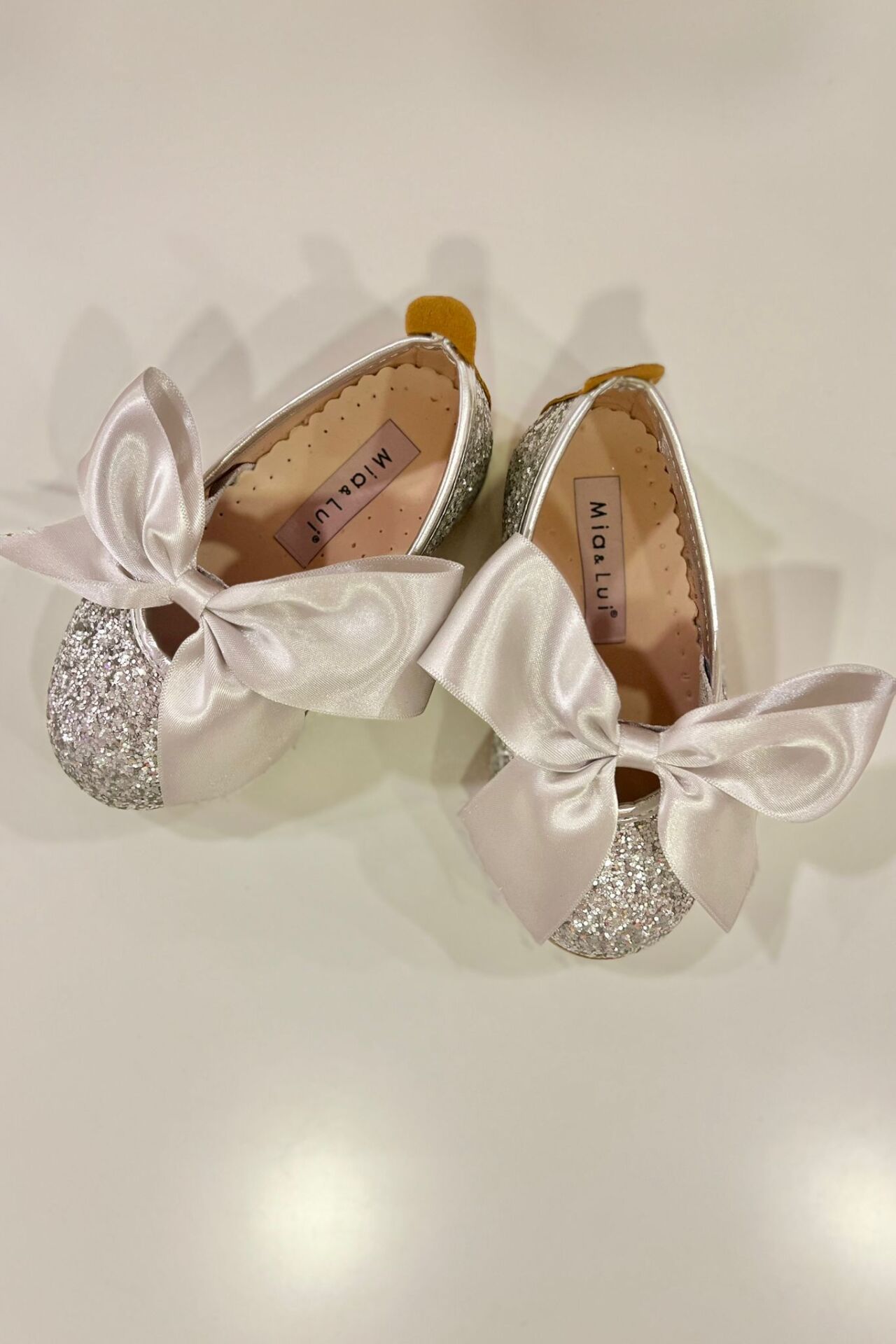 Mia & Lui Gümüş Cam Kırığı Fiyonklu Babet