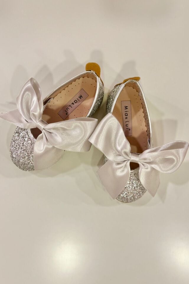 Mia & Lui Gümüş Cam Kırığı Fiyonklu Babet