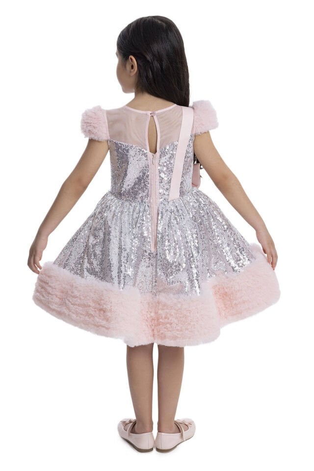 Gümüş Payet Elbise